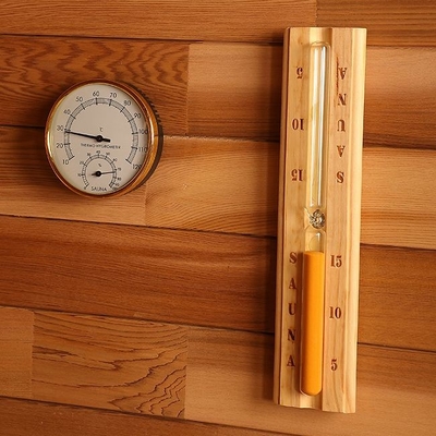Cedar Steam Sauna Rounded Square rustico all'aperto con il tetto dell'assicella del bitume