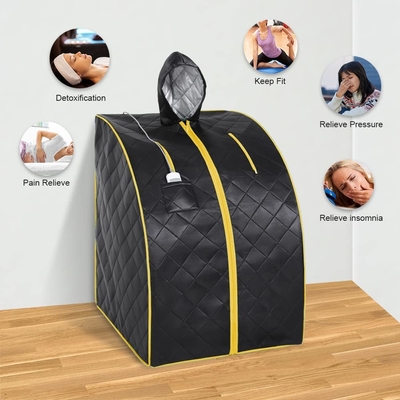sauna infrarossa portatile del corpo 1 della casa 1050W di dimensione completa della persona con il cappello