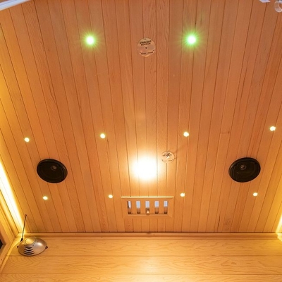 2-In-1 ha combinato la sauna dell'interno infrarossa del vapore della persona della casa 3 di legno
