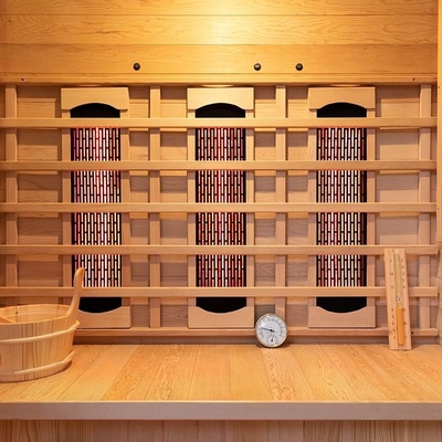 2-In-1 ha combinato la sauna dell'interno infrarossa del vapore della persona della casa 3 di legno