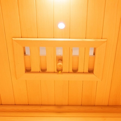 Piccola persona di legno dell'interno di sauna 2 di combinazione del vapore &amp; di infrarosso