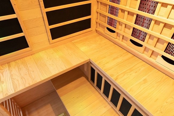 Stanza completa di sauna di Heater Indoor Near Far Infrared del carbonio e di spettro con lo scaffale della Tabella