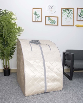 Insieme portatile infrarosso surdimensionato di sauna della persona di Smartmak un con il cuscinetto di riscaldamento del piede