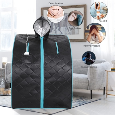 1 sauna infrarossa portatile della stazione termale domestica piena del corpo di dimensione della persona con il cappello