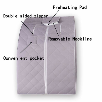 1 sauna infrarossa portatile domestica Kit Folding 1050W di rilassamento della STAZIONE TERMALE della persona
