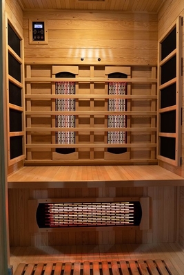 FME basso di sauna infrarossa dell'interno di legno della persona 1750W 2