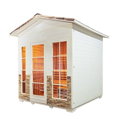 Cicuta splendida all'aperto Cedar Wood 5 - 6 persone cuociono a vapore la sauna con il tetto