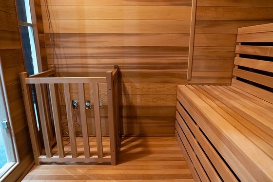 Cicuta splendida all'aperto Cedar Wood 5 - 6 persone cuociono a vapore la sauna con il tetto