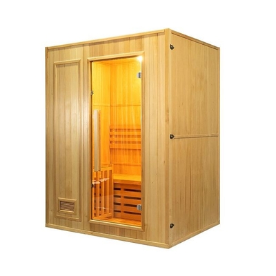Piccola sauna di legno domestica della persona del vapore 2 di Traditonal con la cucina elettrica 3KW