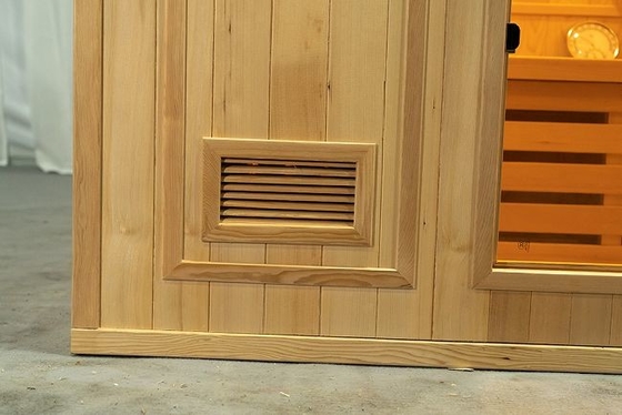 Piccola sauna di legno domestica della persona del vapore 2 di Traditonal con la cucina elettrica 3KW