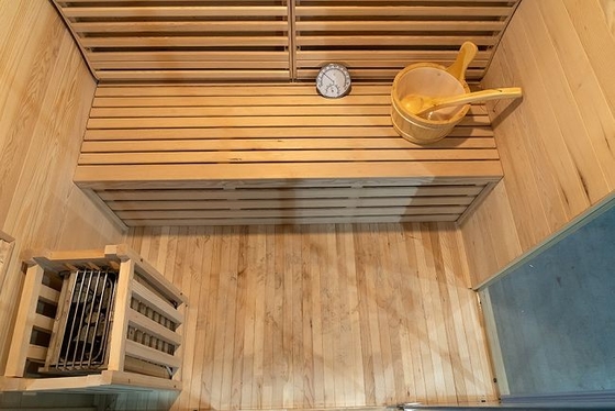 Persona dell'interno di legno solida della stanza 3 di sauna del vapore della famiglia 3KW