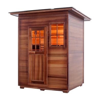 ODM all'aperto rosso canadese di sauna di Cedar Carbon Heater Far Infrared di legno solido