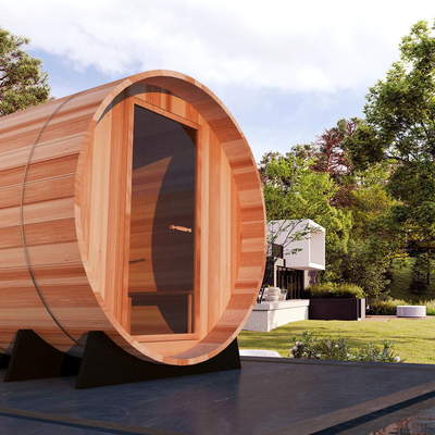 Sauna di legno del barilotto della garanzia da 1 anno per uso domestico e commerciale