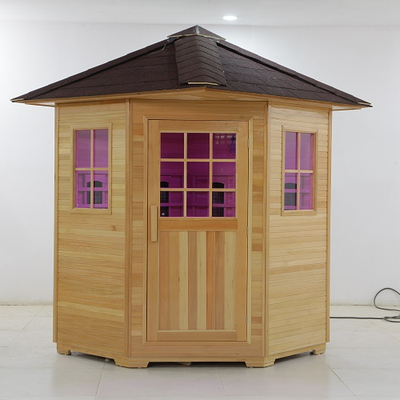 Cicuta canadese/sauna infrarossa rossa 100 di FME di Cedar Material Low - capacità 178kg
