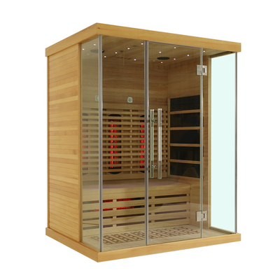 Pannello di lusso Heater Full Spectrum Infrared Sauna del carbonio di FME per una casa commerciale di 3 persone