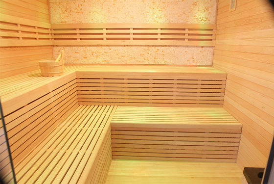 stanza di sauna del vapore del riscaldatore della stufa 6KW 1800L*1500W*2100H/2000L*1700W*2100H/2200L*2000W*2100H millimetro