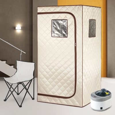 Sauna a vapore portatile da 4 litri con controllo del tempo 0-99 minuti e stoffa impermeabile