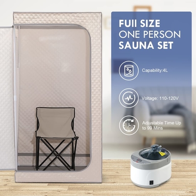 Sauna a vapore portatile pieghevole OEM / ODM Tenda di sauna portatile