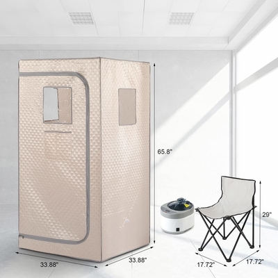 Sauna a vapore portatile pieghevole OEM / ODM Tenda di sauna portatile