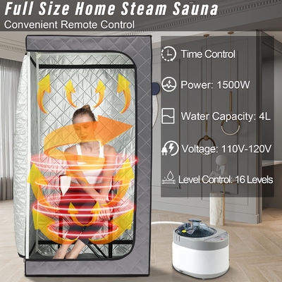 110 - 120V AC 60Hz Sauna a vapore portatile con finestre trasparenti