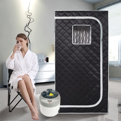 Sauna a vapore portatile da una persona con controllo remoto di temperatura e tempo