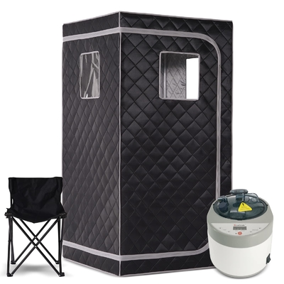 Sauna a vapore portatile da una persona con controllo remoto di temperatura e tempo