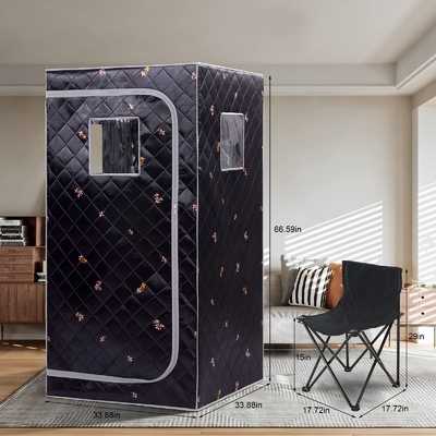 Sauna a vapore portatile pieghevole con capacità di 4 litri di acqua 110-120V AC 60Hz