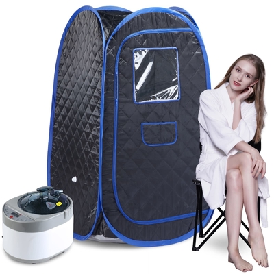 Stoffa impermeabile per una persona Sauna Tenda Sauna a vapore portatile con potenza 1500W