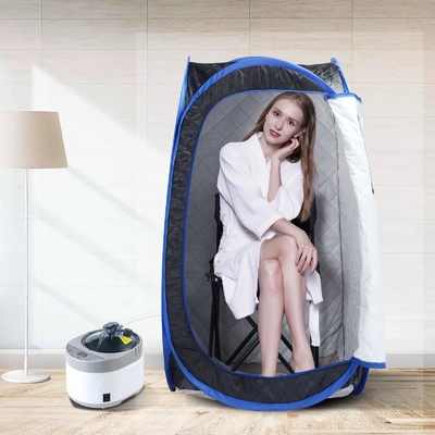 Stoffa impermeabile per una persona Sauna Tenda Sauna a vapore portatile con potenza 1500W