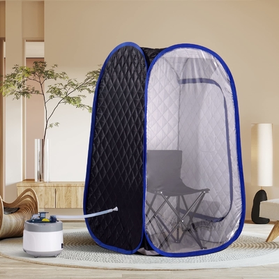 Sauna a vapore portatile pieghevole a grandezza completa per 1 persona