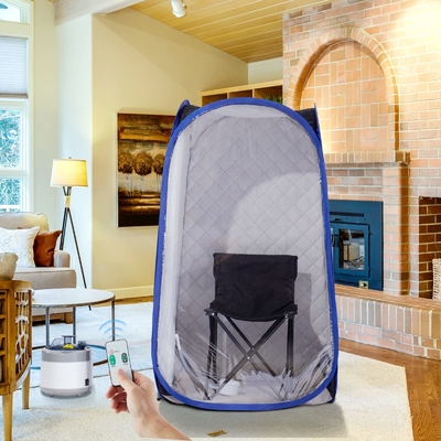 Sauna a vapore portatile pieghevole a grandezza completa per 1 persona