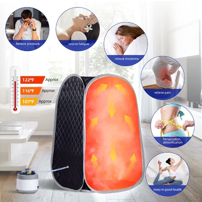 Tenda di sauna a vapore portatile a corpo intero Sauna portatile a domicilio spa a grandezza naturale