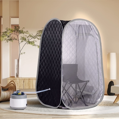 Tenda di sauna a vapore portatile a corpo intero Sauna portatile a domicilio spa a grandezza naturale