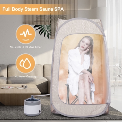 Home Sauna pieghevole in piedi portatile pop-up corpo intero Tenda personale sauna