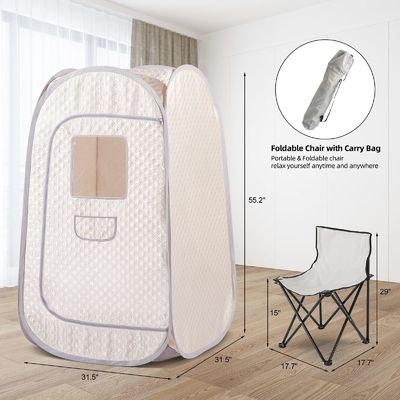 Home Sauna pieghevole in piedi portatile pop-up corpo intero Tenda personale sauna