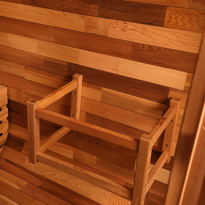 Sauna esterna a vetro completo con ventilazione regolabile Sistema musicale Bluetooth Voltaggio 220V