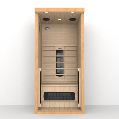 Sala sauna interna 1 - 2 persone Sauna a infrarossi lontani con capsula di luce rossa