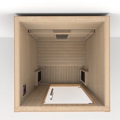 Sala sauna interna 1 - 2 persone Sauna a infrarossi lontani con capsula di luce rossa