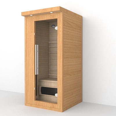 Sala sauna interna 1 - 2 persone Sauna a infrarossi lontani con capsula di luce rossa
