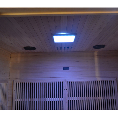 Sauna in legno secco Sauna moderna di lusso a infrarossi lontani 2700W