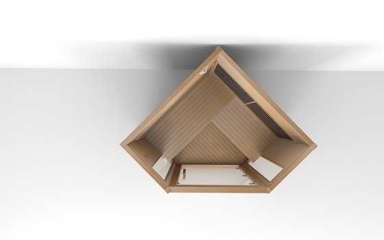 Sauna a infrarossi di lusso tradizionale per 3 persone Sauna a infrarossi a cedro rosso