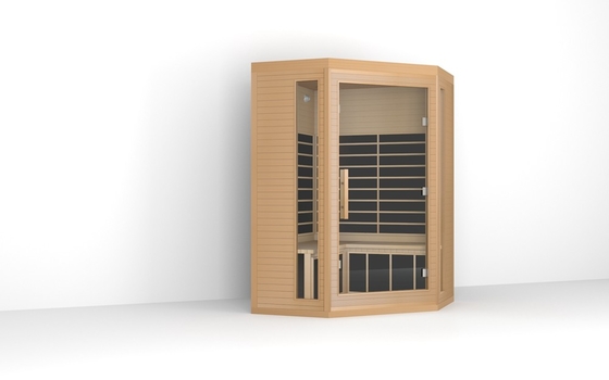 Sauna a infrarossi di lusso tradizionale per 3 persone Sauna a infrarossi a cedro rosso