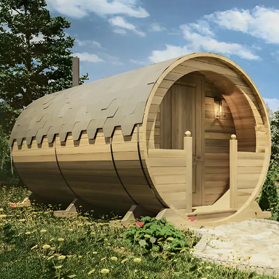 Sauna a vapore tradizionale per esterni
