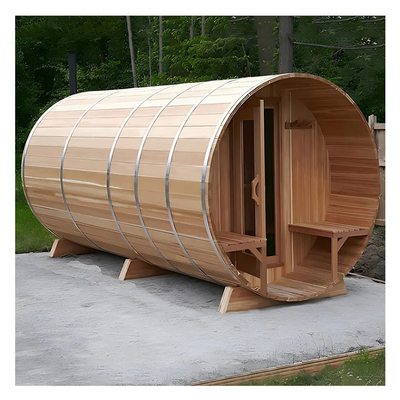 Sauna a vapore con stufe a legna