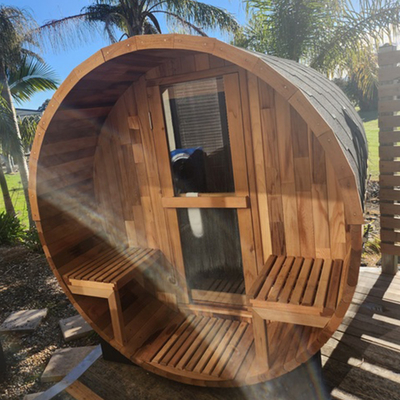Prezzo più basso Sauna esterno a vapore in legno di cedro