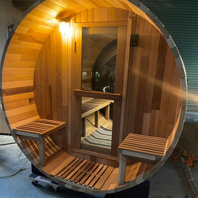 Prezzo più basso Sauna esterno a vapore in legno di cedro
