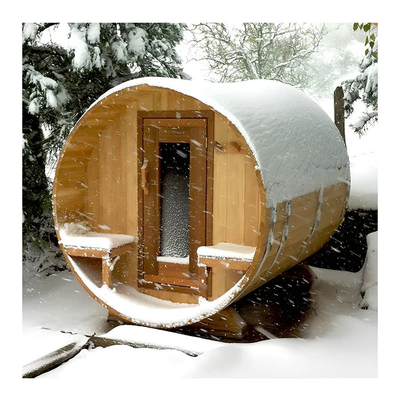 Hotel all'aperto Sauna in legno massello Termo in legno Pannello di controllo del computer Sauna tradizionale
