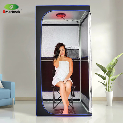Set di sauna a vapore a casa a corpo intero, sauna a vapore portatile pieghevole grande da 4 litri per 1-2 persone