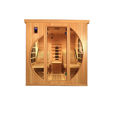 Sauna portatile a infrarossi lontani per 2-3 persone con riscaldatore a carbonio a spettro completo controllato digitalmente