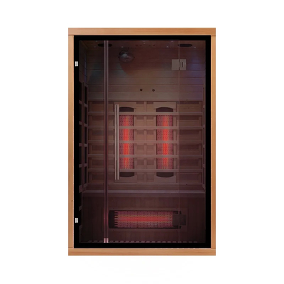 1750W Hemlock / Cedar Home Sauna Room Con Sistema Di Sicurezza In Legno Colore Forma rettangolare